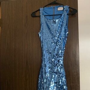 RNWY Blue sequins dress